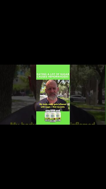 Eating Sugar Causes Hemorrhoids!