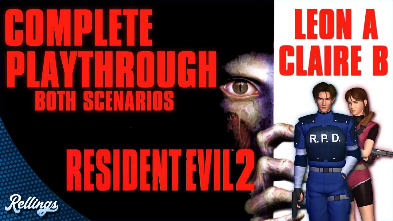 Resident Evil 2 (PS1) Full Playthrough (No Commentary)