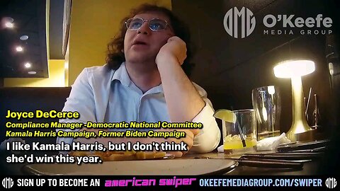 DNC Manager: ‘I Don’t Think Kamala Harris Would Win;' Admits to Making Empty Promises to Donors