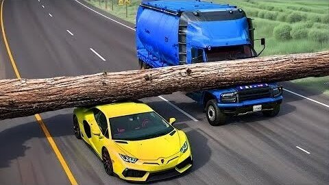 Cars vs. Ultimate Challenge in BeamNG.drive