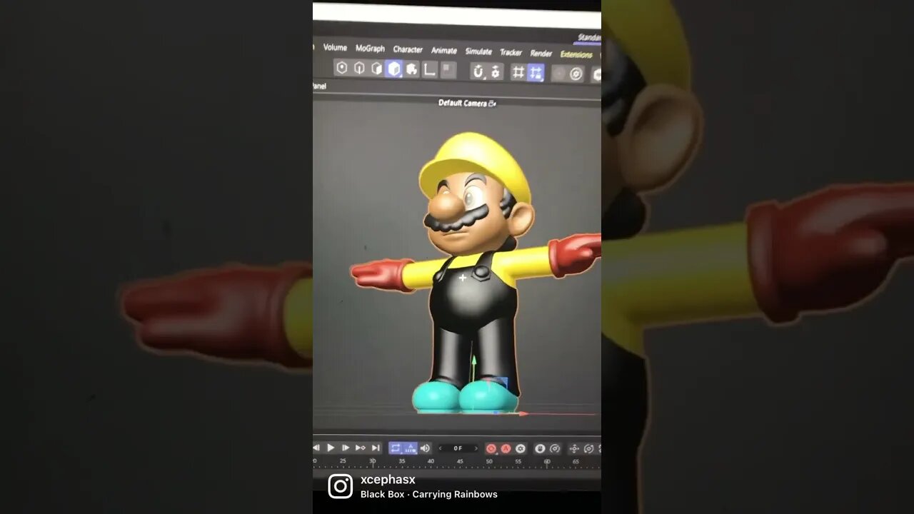 Super Mario urban #3danimation #3dart #hiphop #3danimator #funny #mario