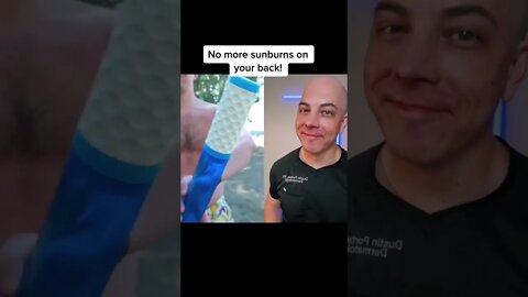 No more gruesome sunburns on your back!