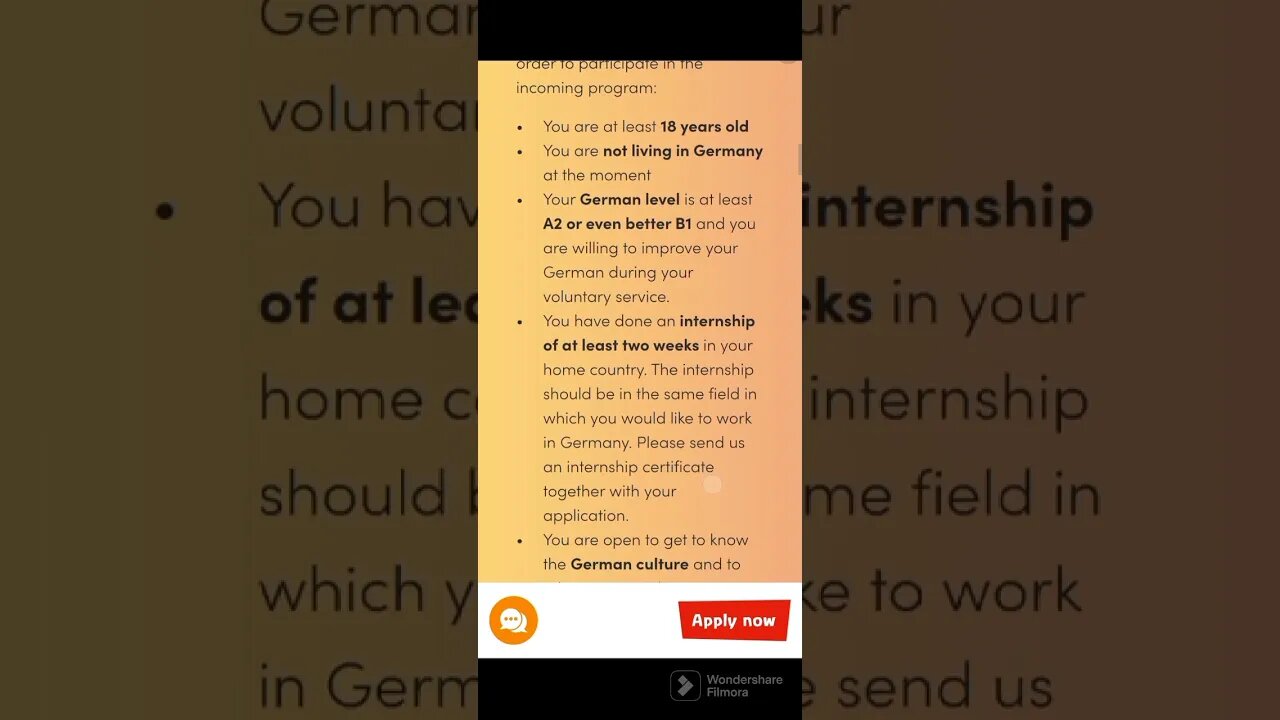 Get paid to volunteer in Germany with free housing meals insurance....rest of video in the channel