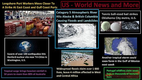 Shipping Port Workers May Strike, World-wide Disasters, Agendas?