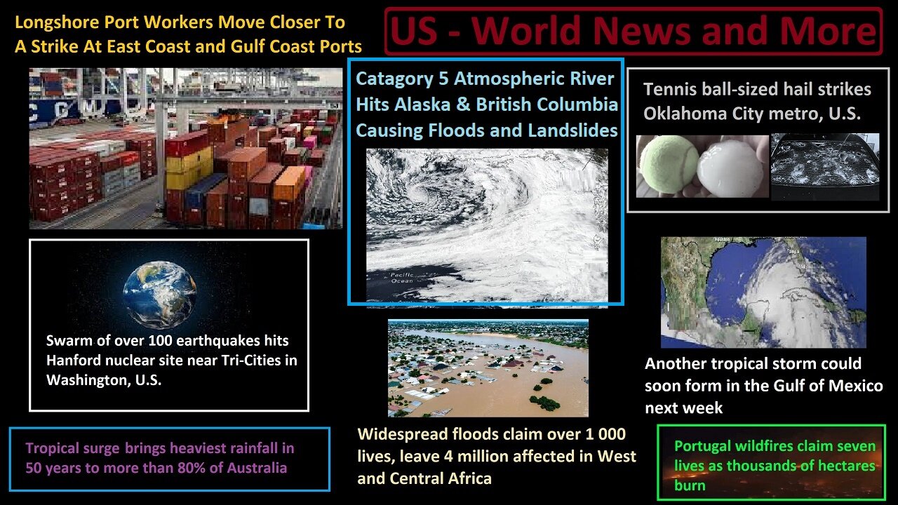 Shipping Port Workers May Strike, World-wide Disasters, Agendas?