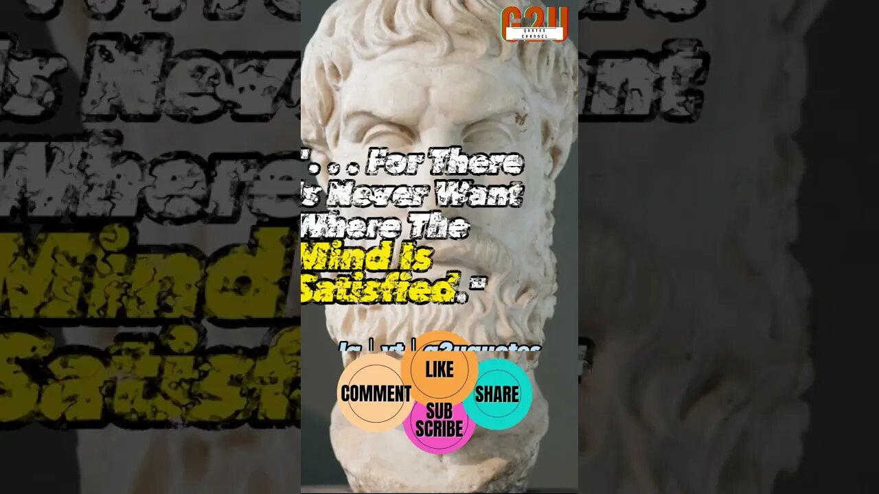 "The Secret to Lasting Happiness: Cultivating Contentment"🔥│Lucretius Quote│#quote #wisdom