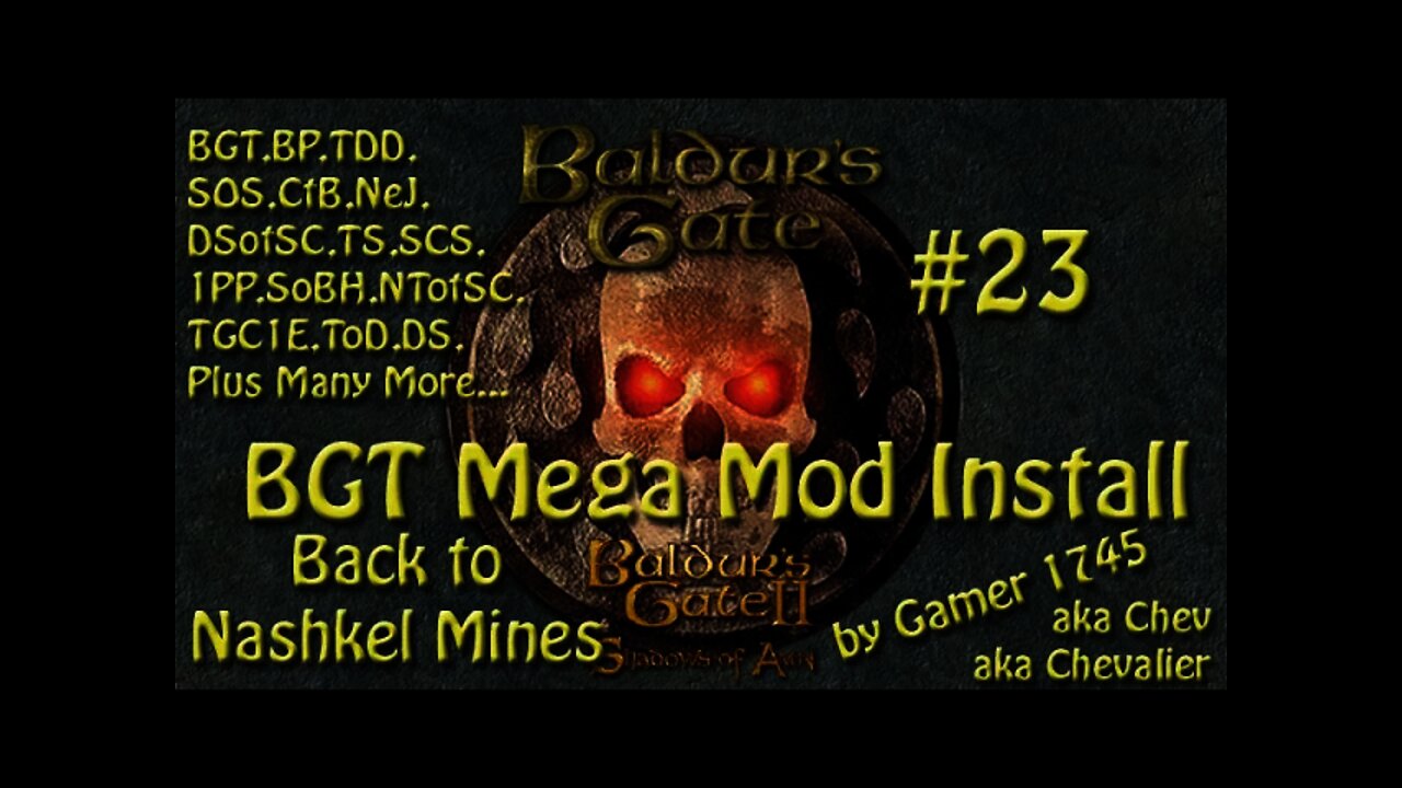 Let's Play Baldur's Gate Trilogy Mega Mod Part 23 - Nashkel Mines
