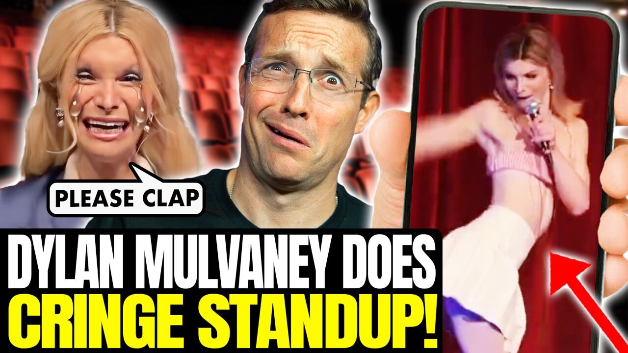 YIKES! Dylan Mulvaney CRINGE Stand-Up Comedy BOMBS | Screams: 'I'm STILL Famous!' in On-Camera RANT🤮