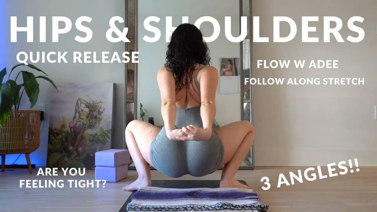 HIPS & SHOULDERS - 15 Minute Quick Release - 3 Angles!!