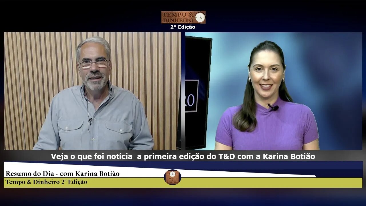 Veja o que foi notícia a primeira edição do T&D com a Karina Botião