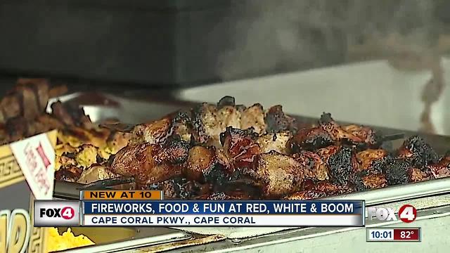 Fireworks, food and fun and Red, White & Boom