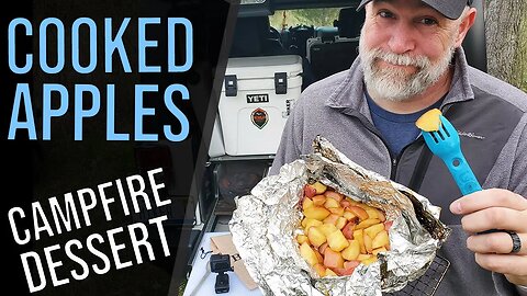 Cooked Apples Made on a Campfire