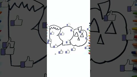 How to Draw and Paint the Word BOO Halloween Special