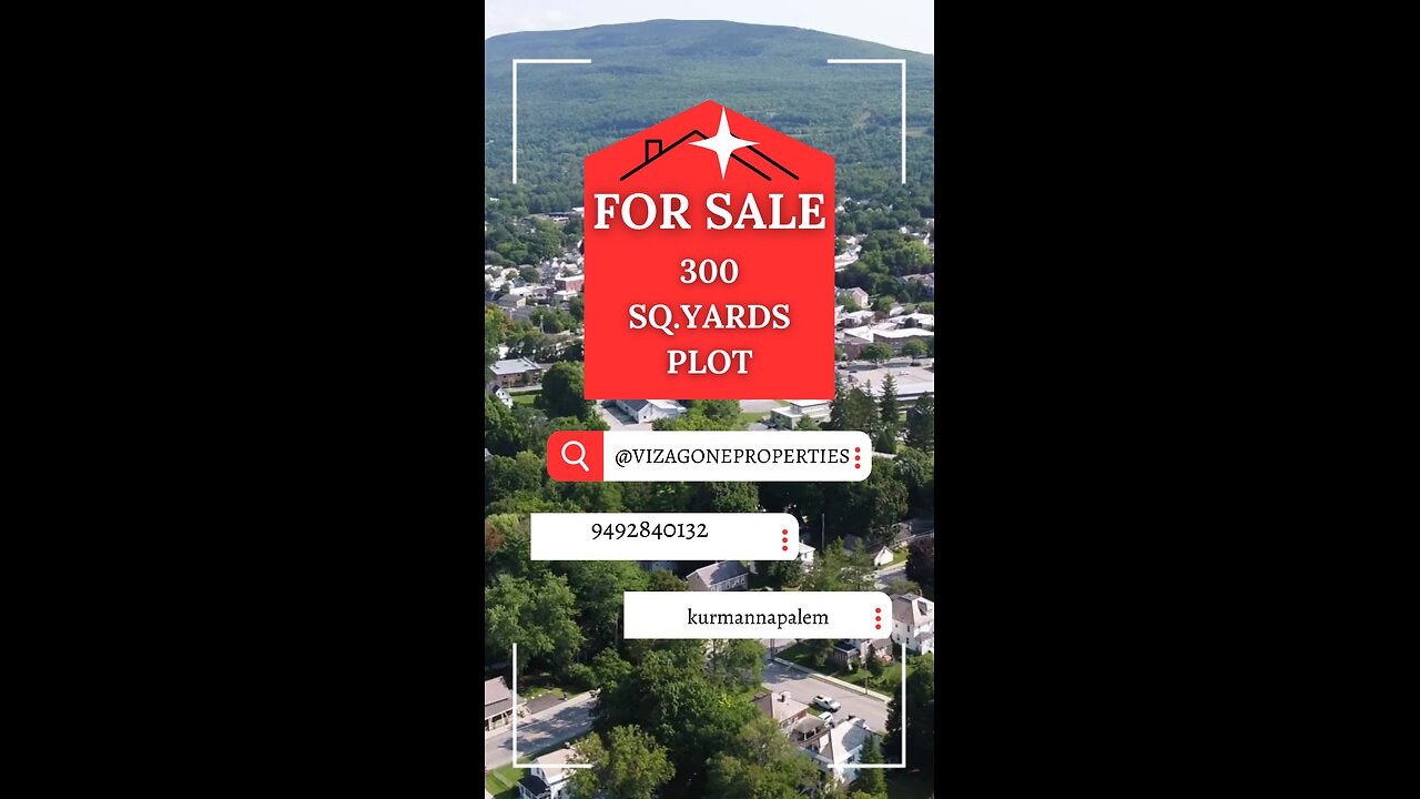 300 SQ YARDS PLOT SALE KURMANNAPALEM VISAKHAPATNAM