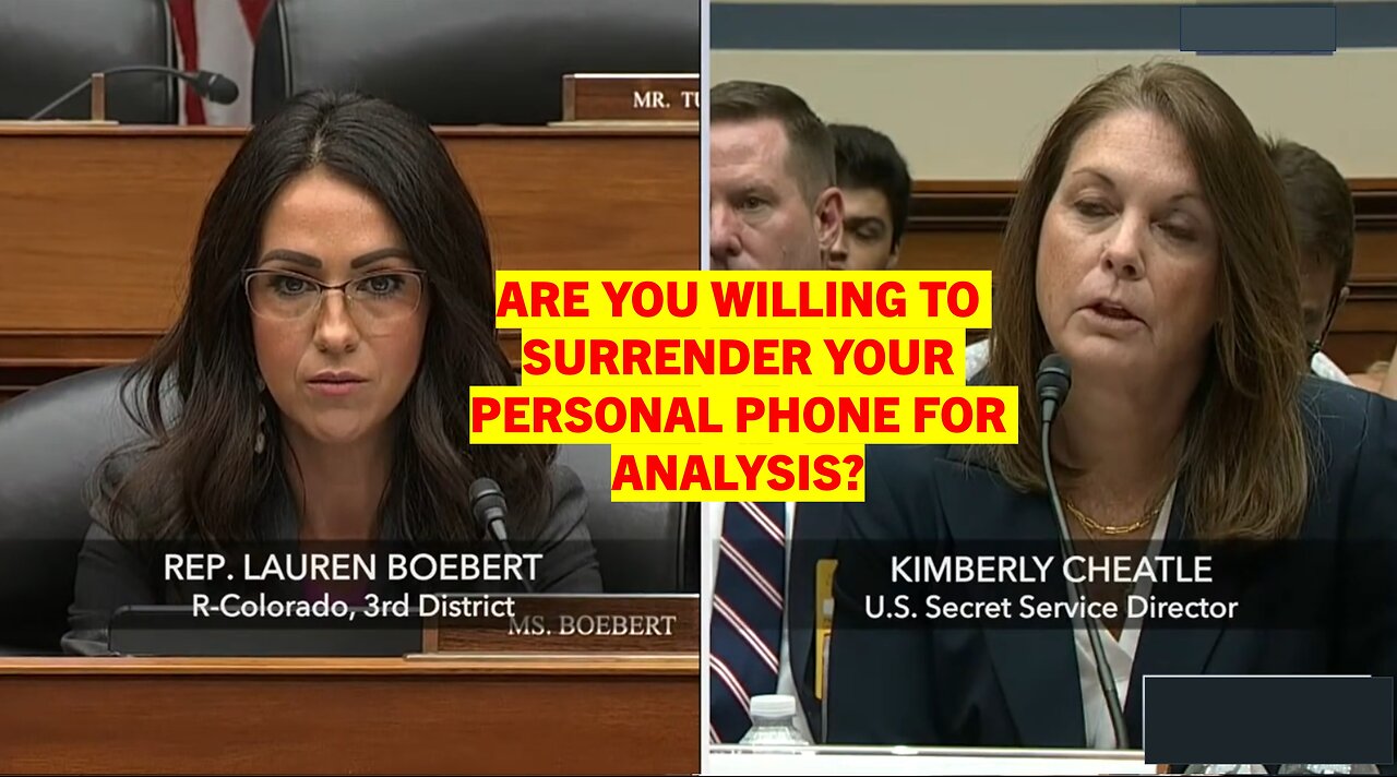 Rep. Lauren Boebert (R-CL): Are You Willing To Surrender Your Personal Phone For Analysis?