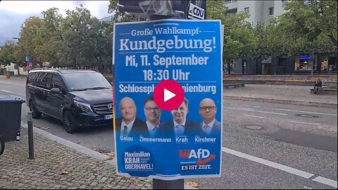 11.09.2024 Wahlwerbekundgebung der AFD in Oranienburg - Brandenburg