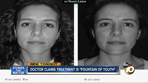 Doctor claims his treatment is the "fountain of youth"