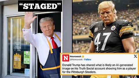 Trump At McDonald’s Was Staged? | The Babylon Bee Podcast