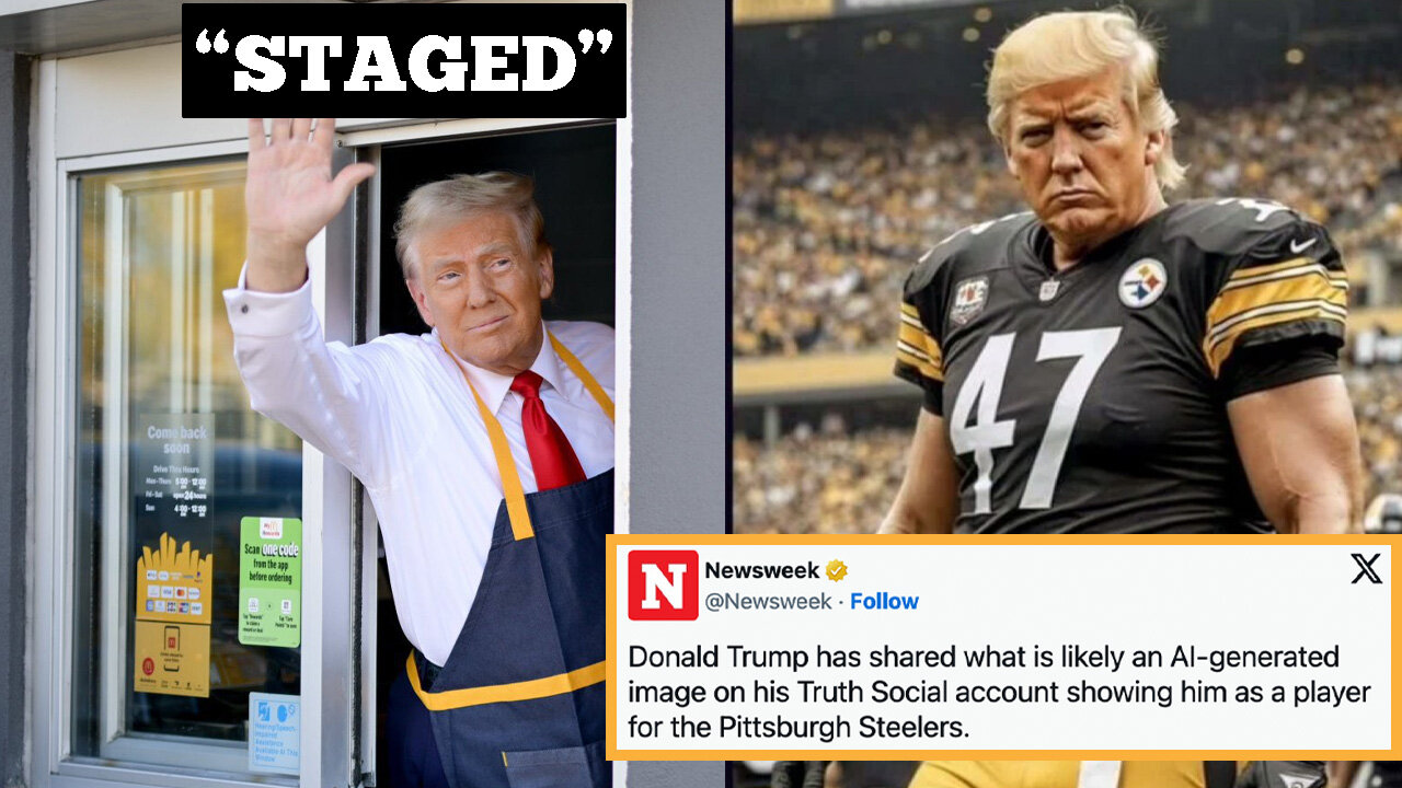 Trump At McDonald’s Was Staged? | The Babylon Bee Podcast