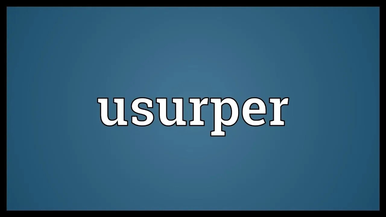 Usurper A Deity Who Takes a Position of Power Illegally or by Force and Deception