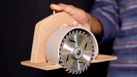 WOW! Amazing DIY Circular Saw From DC Motor