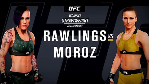 EA Sports UFC 3 Gameplay Maryna Moroz vs Bec Rawlings