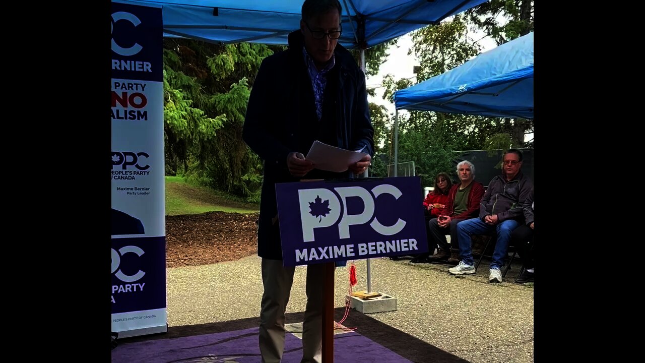 Maxime Bernier announces the PPC policy on pipelines