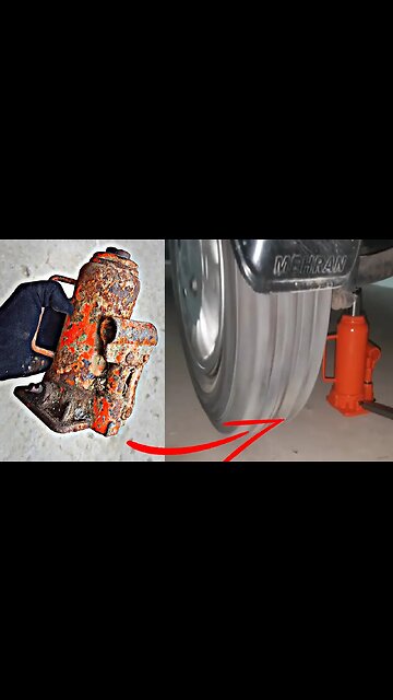 Hydraulic car jack Restoration #short