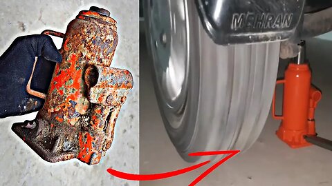 Hydraulic car jack Restoration #short