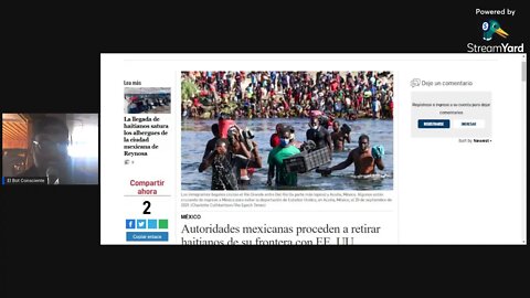 Haitianos con documentación chilena retirados de la frontera entre EE.UU. y Mexico