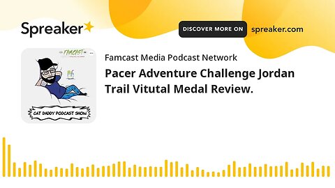 Pacer Adventure Challenge Jordan Trail Vitutal Medal Review.
