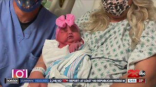 First New Year baby born at Kern Medical at 12:01 a.m.