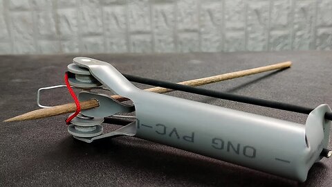 Best DIY slingshot | slingshot "double pulley" from PVC | Wood Art TG