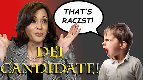 Apparently, Vice President HARRIS is not a D.E.I. CANDIDATE. And if You Say She is, You're R@C!5T!