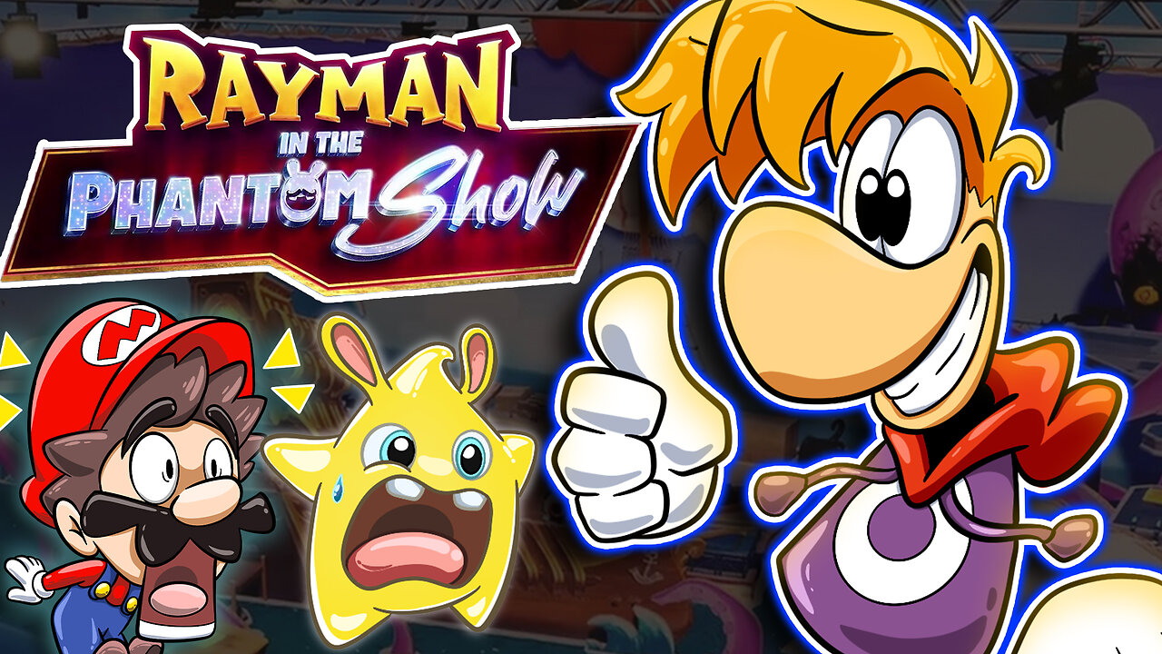 Rayman vs SUPER MARIO | Historia RAYMAN IN THE PHANTOM SHOW