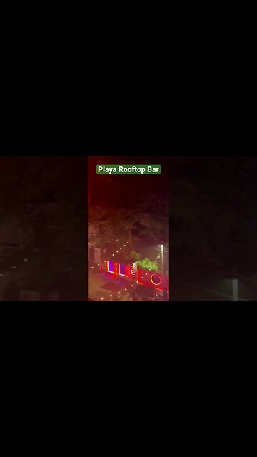 Rooftop Bar In Playa Del Carmen #shorts