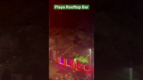Rooftop Bar In Playa Del Carmen #shorts