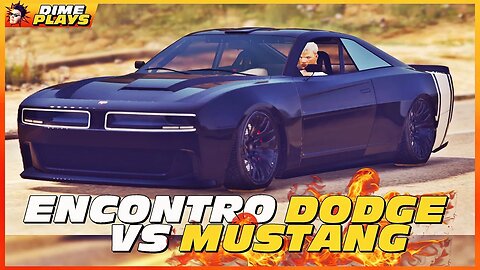 GTA ONLINE PS4- ENCONTRO DE DODGEvsMUSTANG!!!