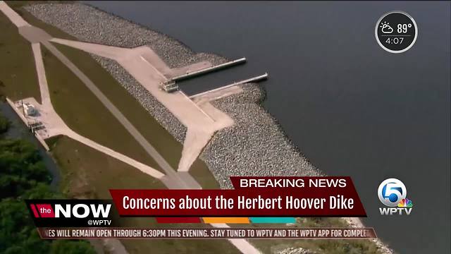 Harvey reinforcing concerns about Herbert Hoover Dike at Lake Okeechobee
