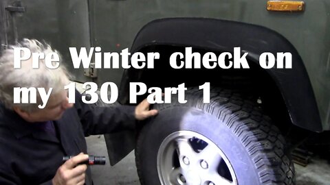 Pre-winter check of my 130 Part 1. Wheels and underside
