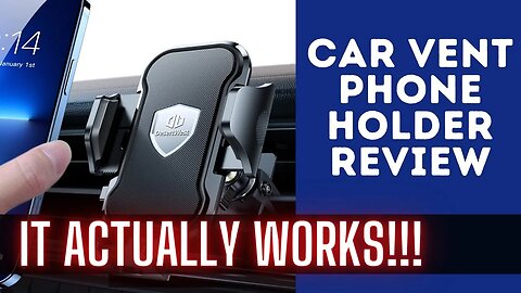 Simple & Sturdy Car Vent Phone Holder | Honest Product Review #shorts