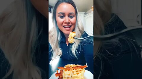 Irresistibly Tasty: Low Carb Waffle Recipe Revealed! #shorts