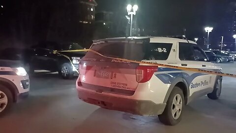 Boston Police investigate shots fire in stop & shop parking lot in Brigham circle