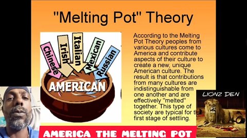"THE MELTING POT THEORY" 🍲 (AMERICA)