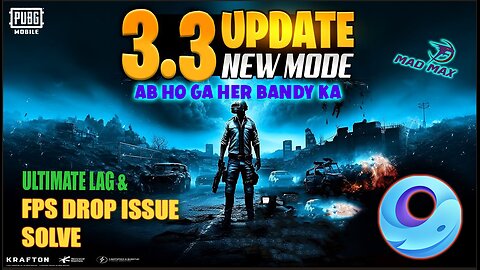New Method || Ultimate Lag Fix & FPS Drop Fix || PubgMobile || After 3.3 Update in Urdu/Hindi 2024