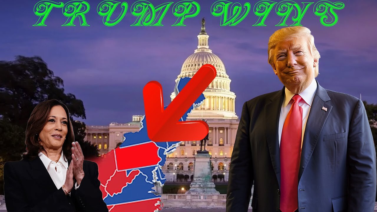New presidential election map update 2024 Trump vs Harris | Trump Wins PA
