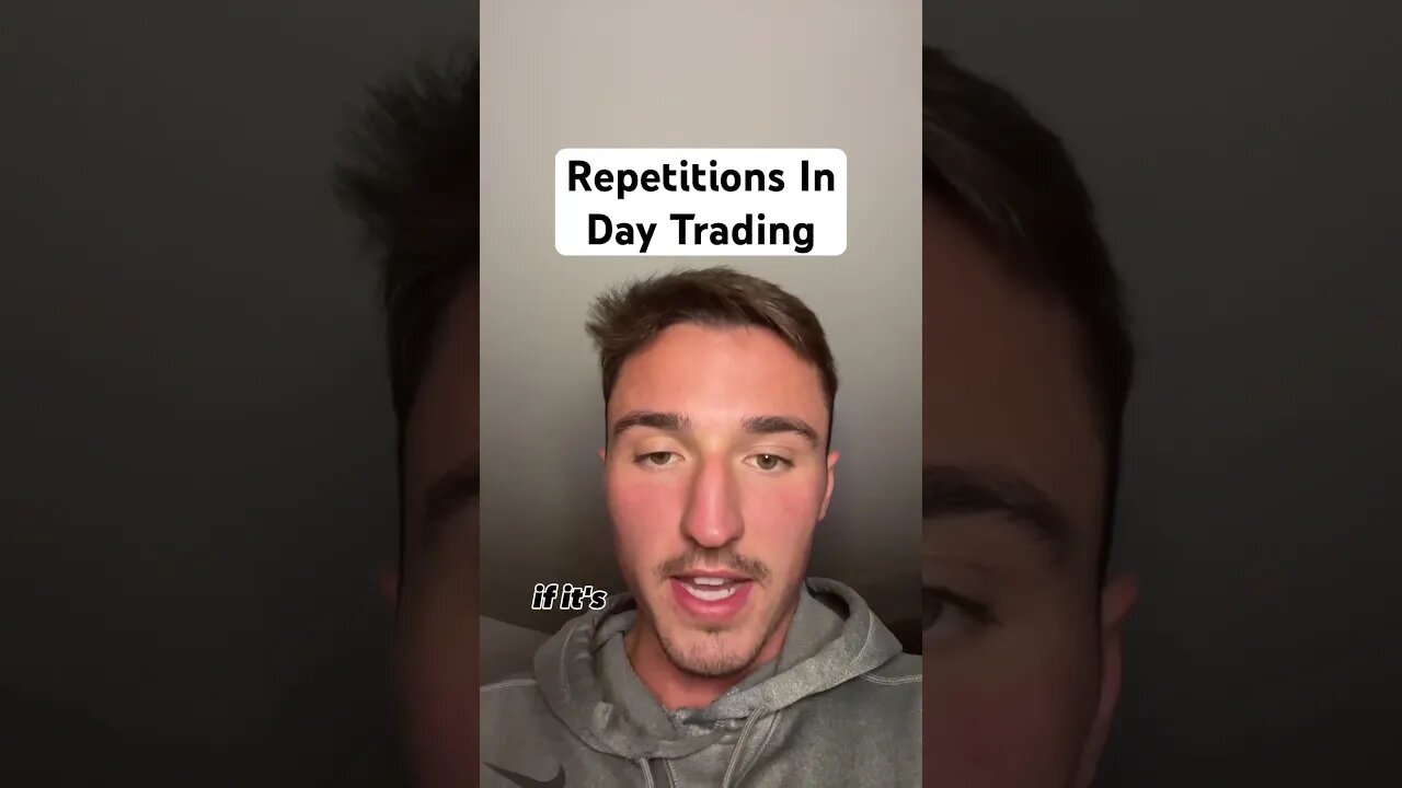 Putting In Repetitions Day Trading #daytrading #forextrading #futurestrading #forex #daytradingtips