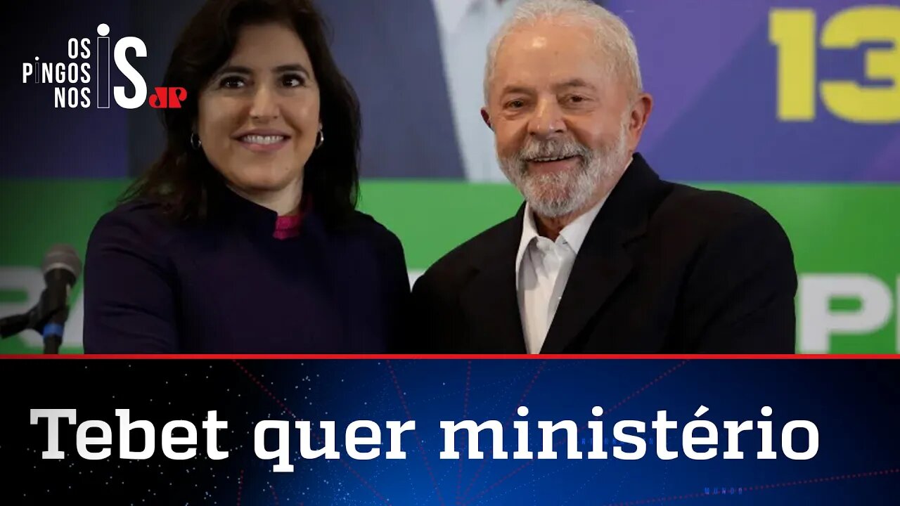 Tebet se reúne com Lula para cobrar a conta do apoio na eleição