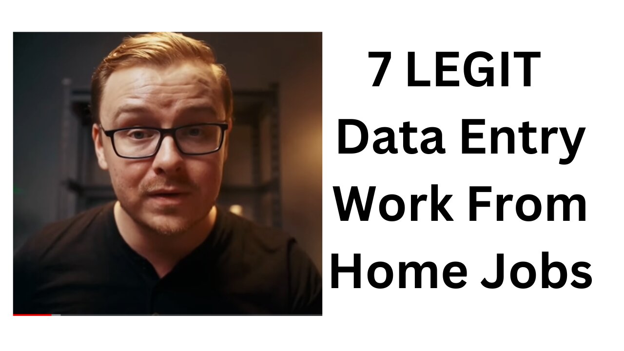 7 LEGIT Data Entry Work From Home Jobs (Make Money Online With NO TALKING)