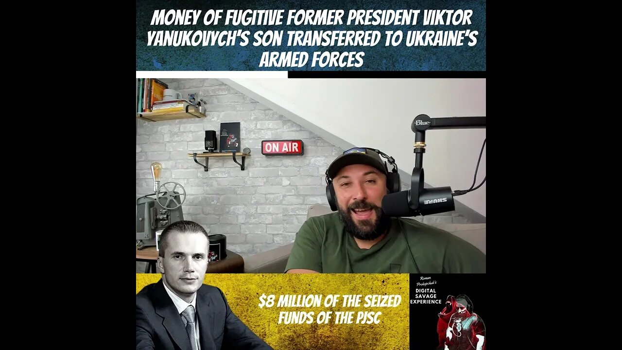 Over 300m Hr. (8 Million) in Seized Funds from Ex-President’s Son Transferred to Ukrainian Army